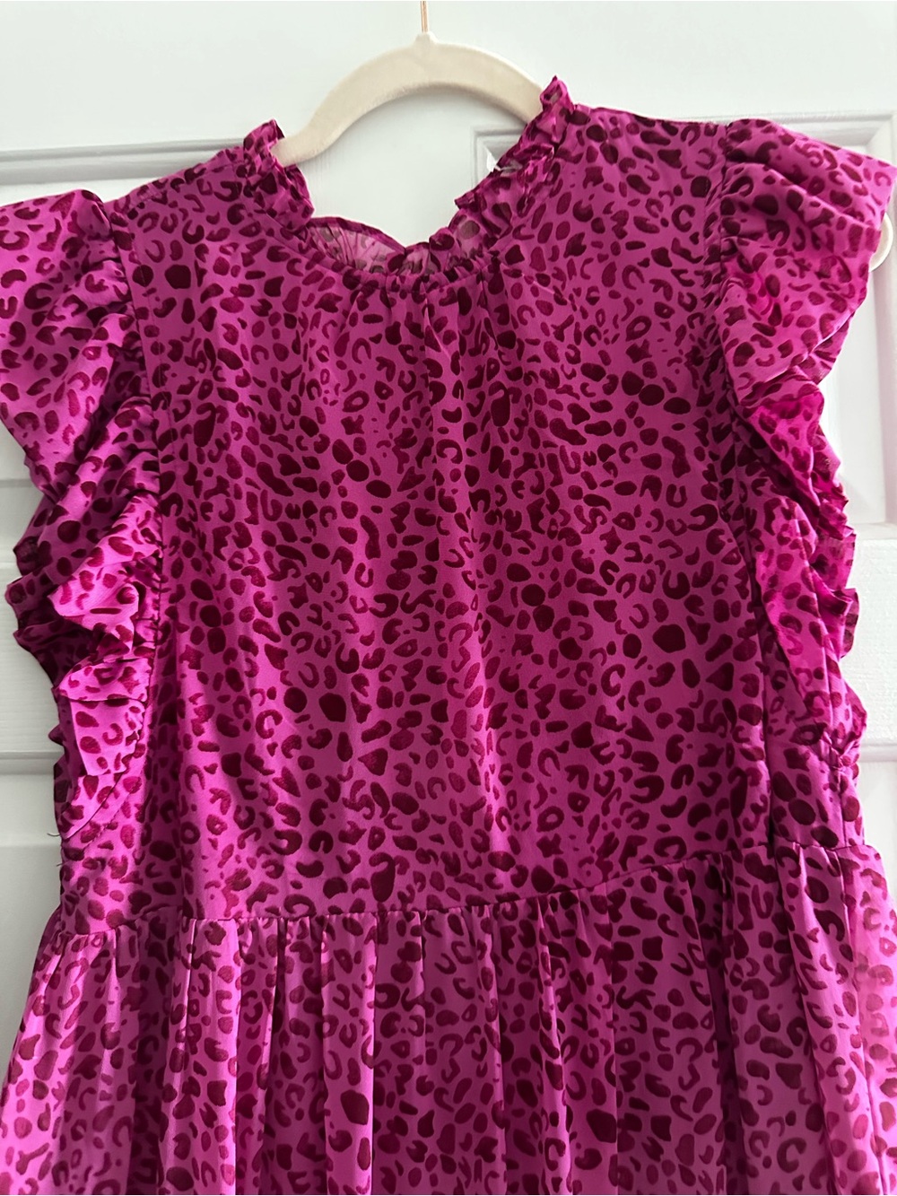 entro Hot Pink Leopard Print Dress - Picture 3 of 6